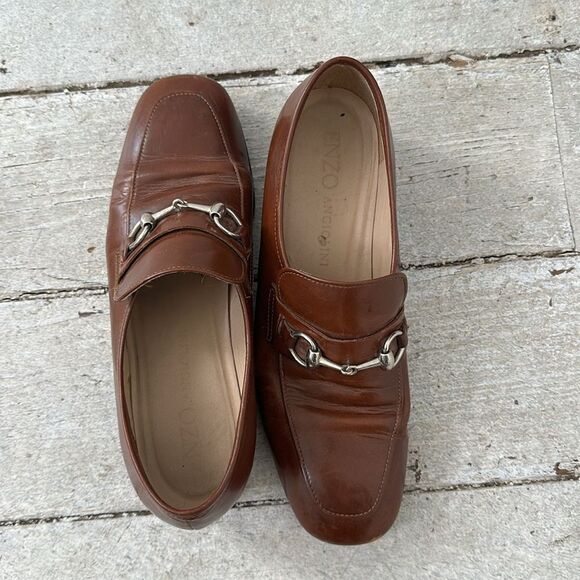 Vintage Enzo Angioini Horsebit Loafer Size 8 - Picture 7 of 7